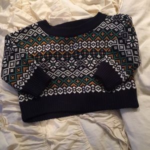 Cropped sweater